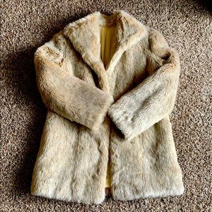Faux Fur Vintage Coat